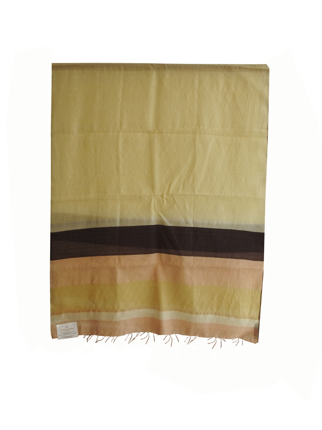 Earthy color palette with a gradient of beige color stole