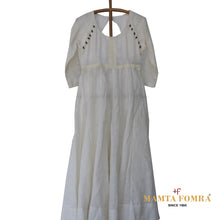 Load image into Gallery viewer, Linen Hand Woven White Kurta
