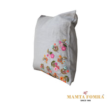 Load image into Gallery viewer, Hand embroidered pure linen cushion
