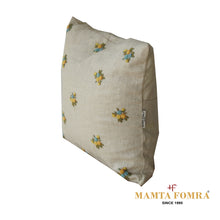 Load image into Gallery viewer, Hand embroidered pure linen cushion
