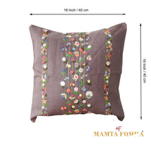 Load image into Gallery viewer, Hand embroidered pure linen cushion
