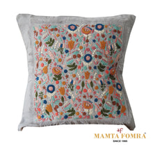 Load image into Gallery viewer, Hand embroidered pure linen cushion
