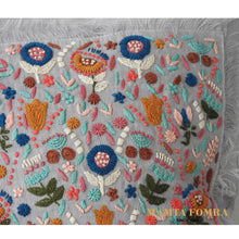 Load image into Gallery viewer, Hand embroidered pure linen cushion
