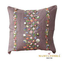 Load image into Gallery viewer, Hand embroidered pure linen cushion
