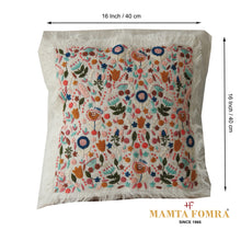 Load image into Gallery viewer, Hand embroidered pure linen cushion
