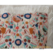 Load image into Gallery viewer, Hand embroidered pure linen cushion
